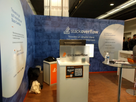 Stackoverflow's booth QR code
